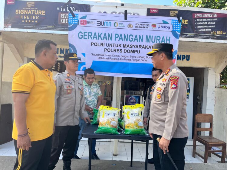 Polres Dompu Gencar Gerakan Pangan Murah untuk Stabilisasi Harga