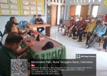 BRI Dompu Dukung Asta Cita Presiden, Hadiri Rapat Pola Tanam 2025 di Desa Ranggo