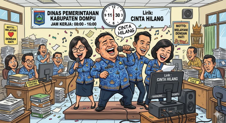 Karaokean Saat Jam Kerja, Kelakuan Pegawai di Lingkup Pemda Dompu