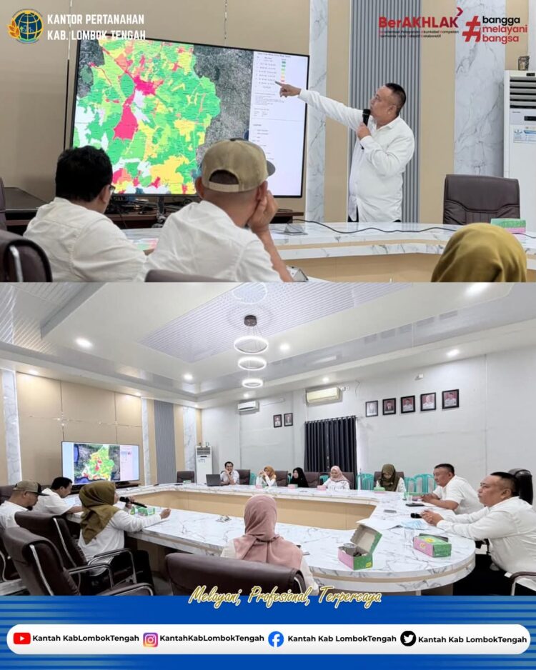 Wujudkan Pembaruan ZNT, BPN Gelar Koordinasi dengan Pemkab Loteng