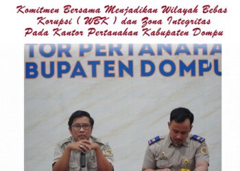 Wujudkan Wilayah Bebas Korupsi  Ditubuh Kantor BPN Dompu