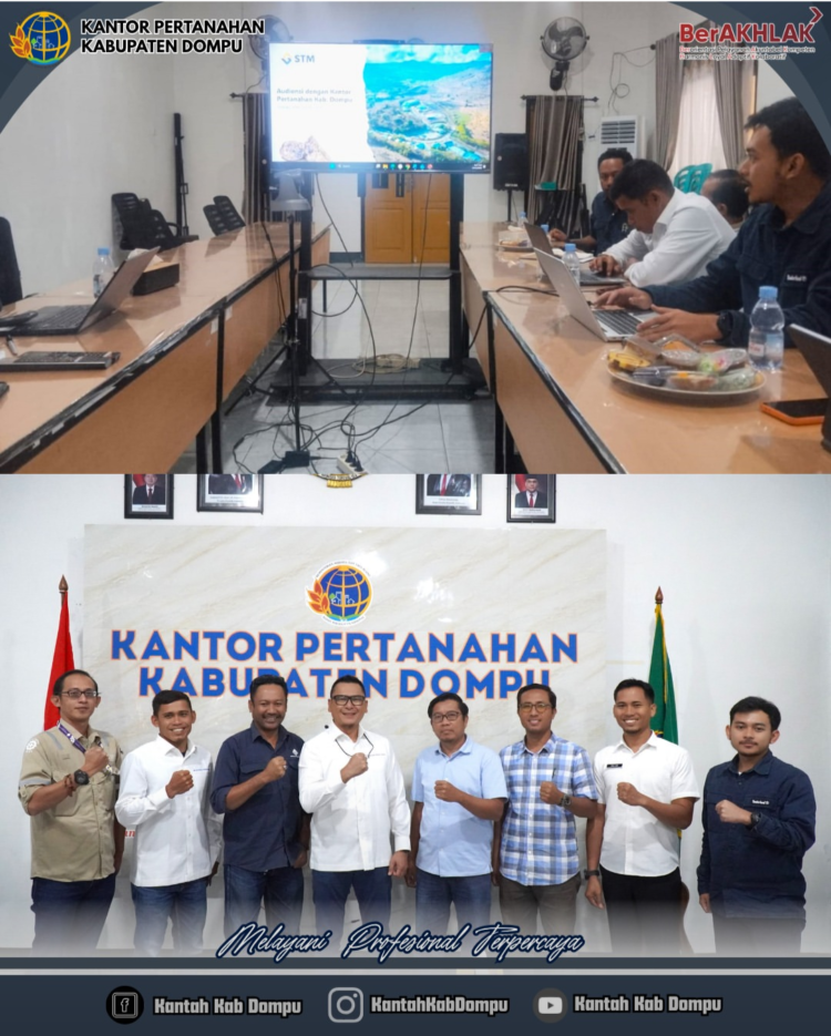 BPN Dompu Jalin Koordinasi dengan PT STM, Bahas Soal Penggunaan Ruang