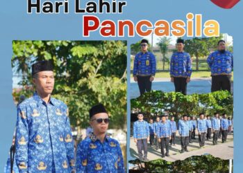 BPN Dompu Gelar Upacara Hari Pancasila