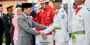 Paskibraka 2026 Dikukuhkan Bupati Dompu