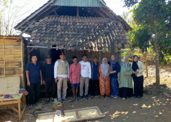 Baznas Dompu Monitoring Calon KPM Rumah Layak Huni Program Desa Berdaya di Saneo