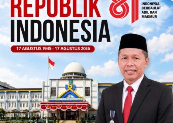 Kepala BPKAD Kabupaten Dompu, Muhammad Syahroni, SP.,MM Mengucapkan Dirgahayu Republik Indonesia ke 81