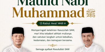 Bagian Umum Sekretariat Daerah (Setda) Dompu Mengucapakan Selamat Memperingati Maulid Nabi Muhammad SAW